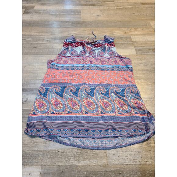 Crosby size 1 women's plus size boho tank - Picture 1 of 8
